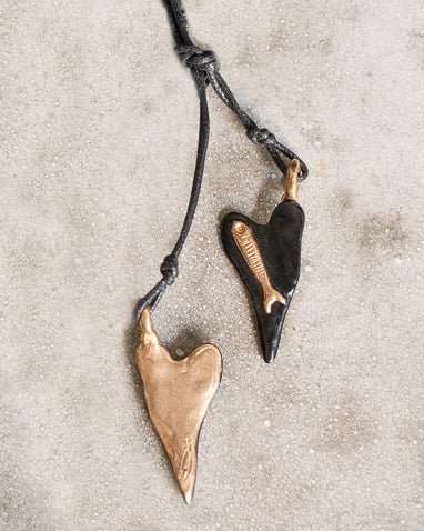 Guardiano Bronze Pendant - Matte Black