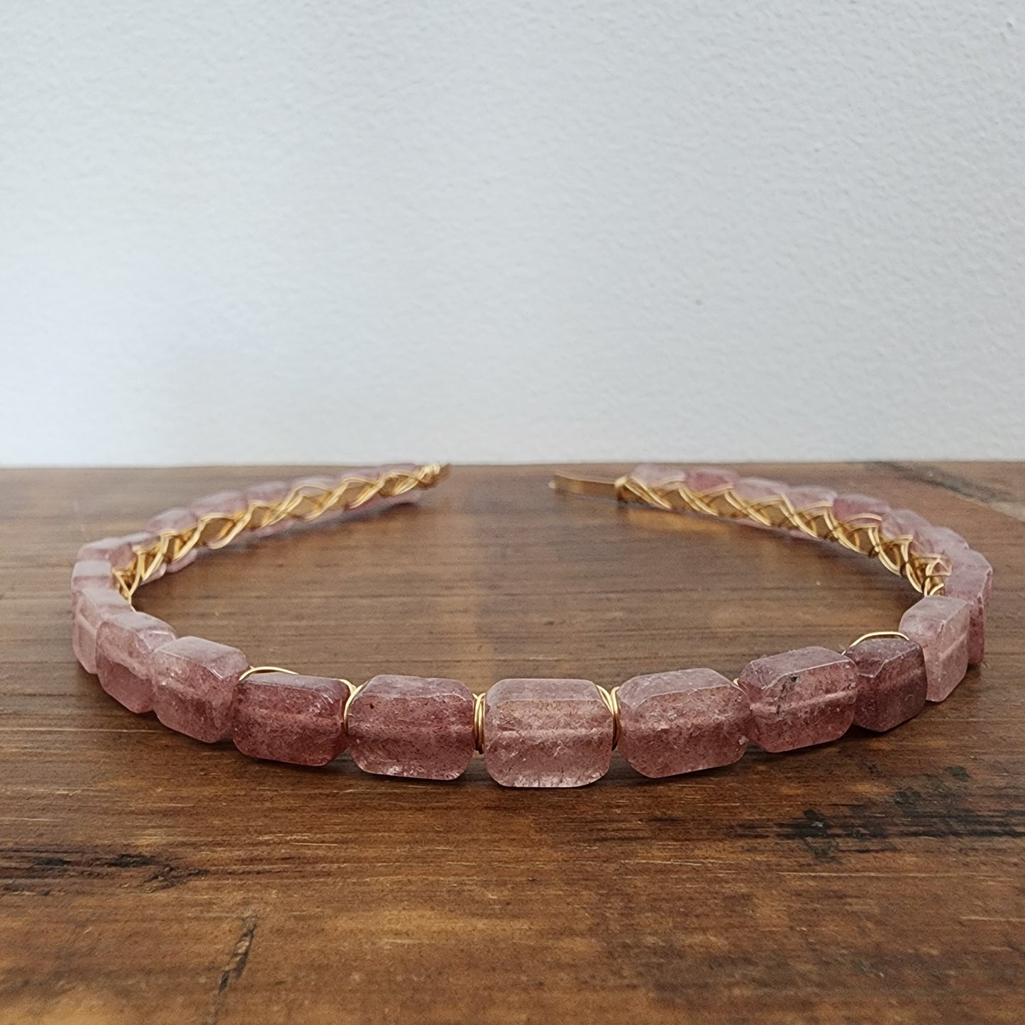 Strawberry Quartz Headband
