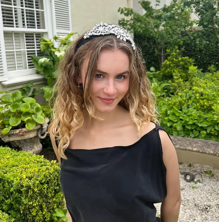 Premium Handmade Diana encrusted Headband