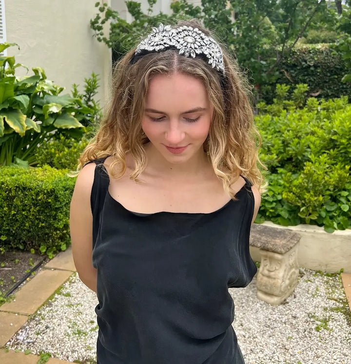 Premium Handmade Diana encrusted Headband
