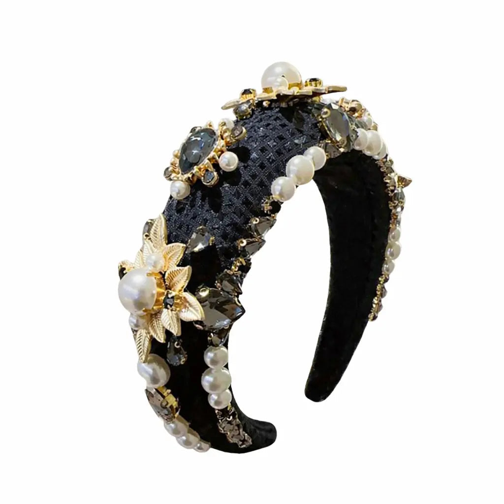Sienna Bling headband in Black