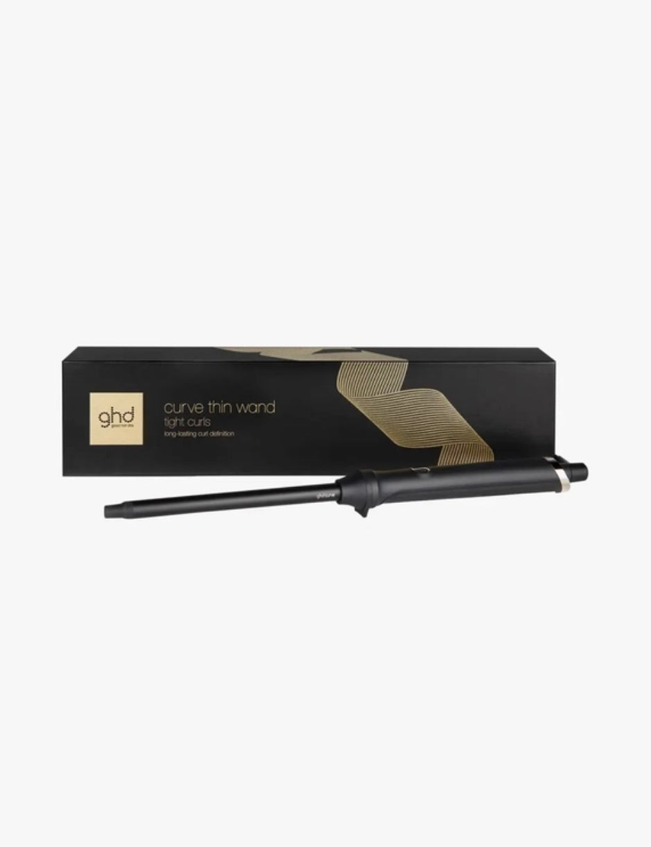 GHD thin wand hair curler