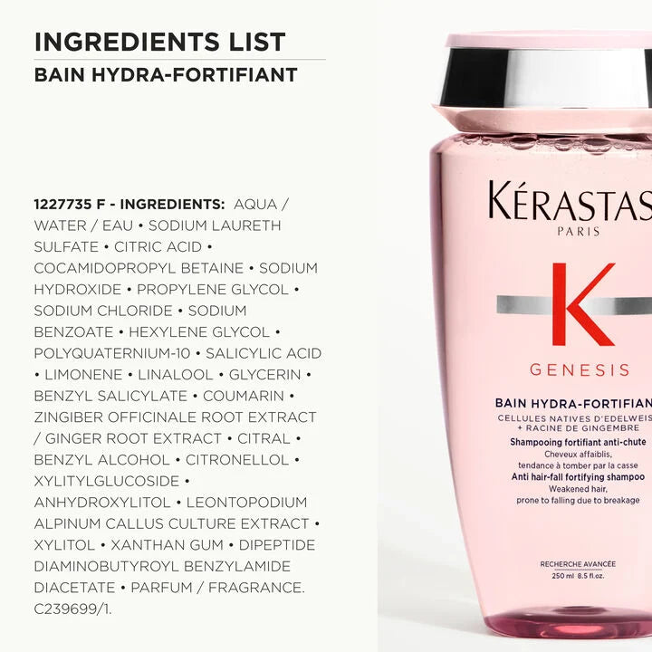 Genesis Bain Hydra-Fortifiant Shampoo For Thin Hair 250ml
