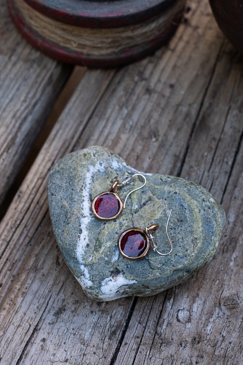 Amuleto Earrings - Red