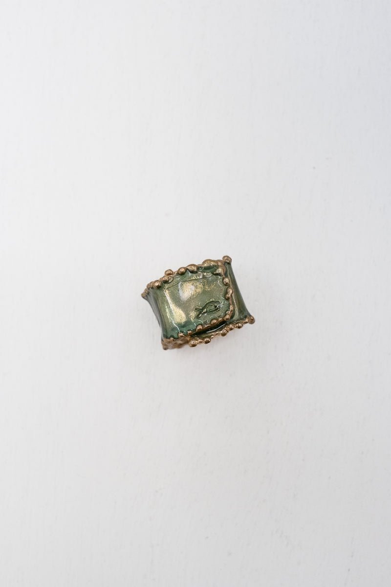 Busta Ring - L Aqua