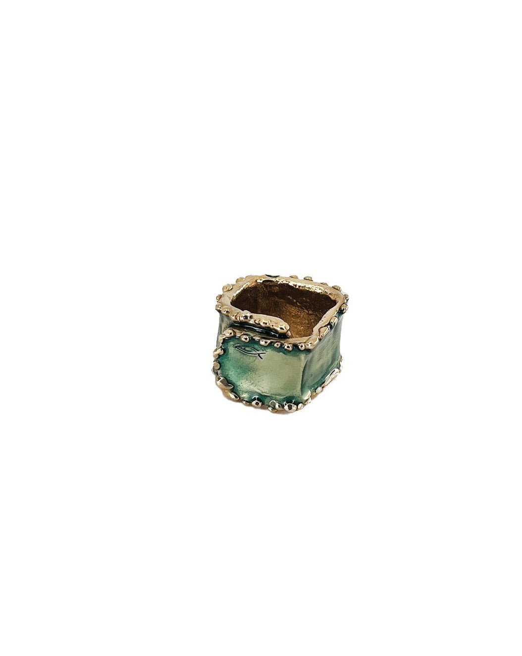 Busta Ring - L Aqua