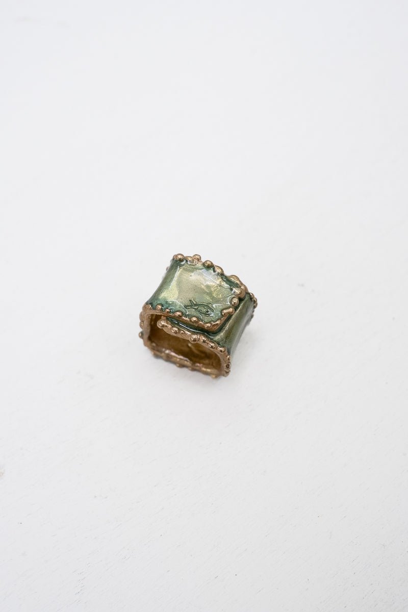 Busta Ring - L Aqua