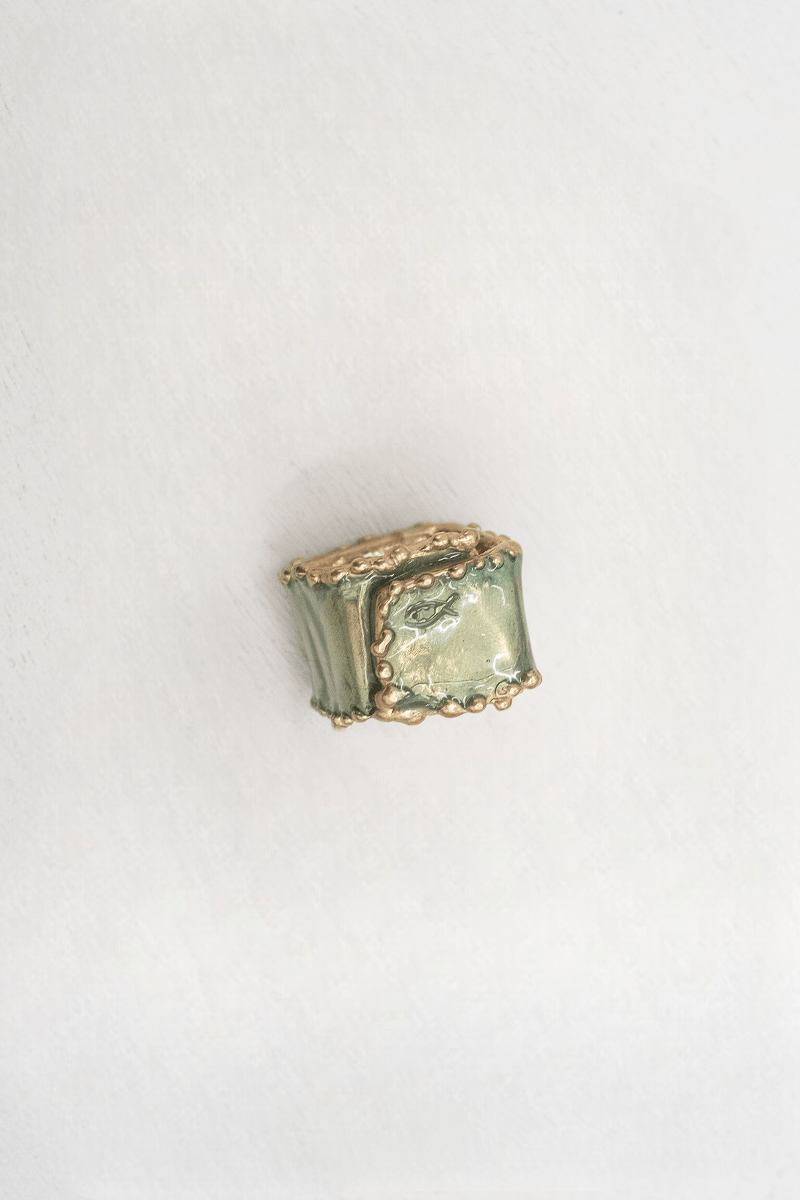Busta Ring - L Aqua