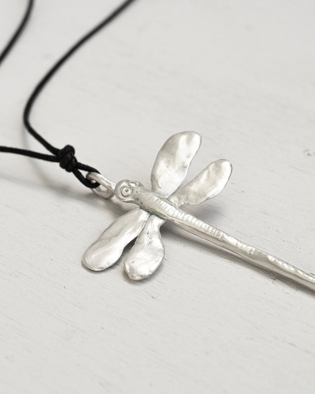 Libellula Silver Plated Pendant - L
