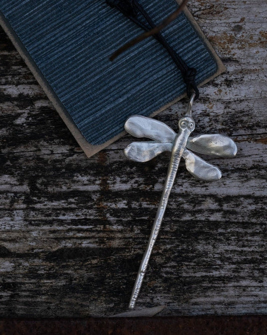 Libellula Silver Plated Pendant - L