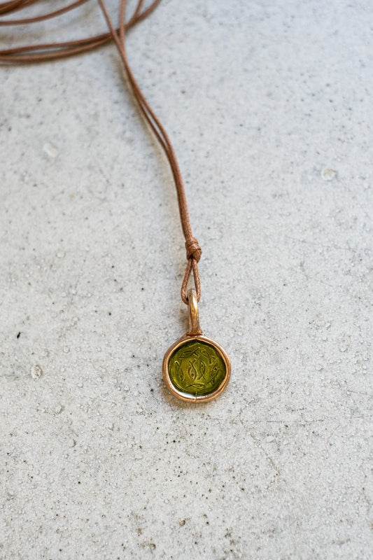 Tonda Pendant - L Green